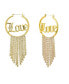 ფოტო #1 პროდუქტის Love Hoop Earring