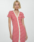 Фото #2 товара Women's Striped Jersey Dress