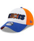 Men's White, Blue New York Knicks Back Half 9TWENTY Adjustable Hat