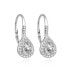 Фото #1 товара Elegant silver earrings with zircons AGUC3496