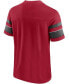 Фото #4 товара Men's Red Tampa Bay Buccaneers Textured Hashmark V-Neck T-shirt