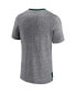 Фото #4 товара Men's Heathered Gray Michigan State Spartans Personal Record T-shirt