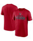 Фото #1 товара Men's Red Houston Texans Legend Community Performance T-shirt