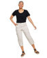 Women's Cargo Capri Pants, 2-24W, Created for Macy's