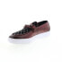 Фото #4 товара Robert Graham Grace RG5597S Mens Brown Leather Lifestyle Sneakers Shoes