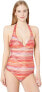Фото #1 товара PrAna Lahari Women's 237030 Peach Bonita One Piece Swimsuit Size XS