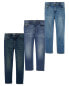 Фото #1 товара Kid 3-Pack Multi-Wash Straight-Leg Jeans Set 5R