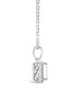 Фото #2 товара Macy's gemstone and Diamond Accent Pendant Necklace in Sterling Silver