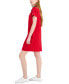 Фото #3 товара Women's Chevron Colorblocked Polo Dress