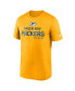 Фото #2 товара Men's Gold Green Bay Packers Legend Community Performance T-shirt