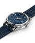 Men's Swiss Automatic Jazzmaster Viewmatic Blue Leather Strap Watch 40mm