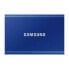 Фото #1 товара Внешний жесткий диск Samsung Portable SSD T7 Синий 500 GB SSD