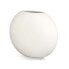 Vase Circular White Ceramic 40 x 34,5 x 16 cm (2 Units)