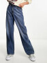 Фото #2 товара Hollister high rise baggy fit jeans in mid blue