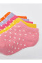 Puantiye Desenli Kız Bebek Patik Çorap 5'li
