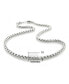 ფოტო #6 პროდუქტის Men's Heavy Large Solid 5MM Thick .925 Sterling Silver Square Box Chain Necklace For Men Teen 16 Inch