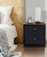 Фото #2 товара 2 Drawer Chest Dresser with Wood Top