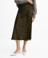 Фото #1 товара Women's Printed Satin Skirt