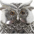 Decorative Figure Alexandra House Living Silver Acrylic Plastic Melamin Owl 10 x 7 x 15 cm