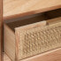 Фото #2 товара Мебель для прихожей с ящиками HONEY 80 x 40 x 82 cm Натуральный Деревянный ротанг