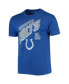 Men's Royal Indianapolis Colts Slant T-shirt