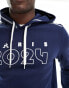 Le Coq Sportif Paris 2024 Olympics hoodie in night blue Nachtblau, S - фото #6