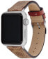 Фото #2 товара Ремешок для часов Coach Коричневый х/б ремешок для Apple Watch 38/40/41 мм