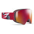 Стильные защитные маски для горных лыж Julbo Sharp Polarized Красно-черный, Flash Red Red - фото #2