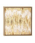 by Cosmopolitan Beige Glam Abstract Canvas Wall Art, 24 x 24