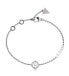 Shiny steel bracelet with zircons Tiny Dancer JUBB04644JWRH