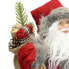 Фото #12 товара Weihnachtsmann Deko-Figur 37cm rot/grau