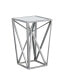 Фото #6 товара Zee Silver Angular Mirror Accent Table