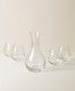 Набор стеклянных сосудов для напитков LENOX Lenox tuscany Classics 5-Piece Decanter Glass Set Clear and No Color, Carafe - фото #3