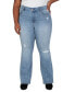 Фото #1 товара Джинсы Seven7 для женщин плюс-сайз с высокой посадкой и расклешенные Jeans Seven7 Life Tummyless High Rise