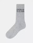 The Couture Club CTRE tennis socks in grey marl