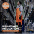 Фото #17 товара Men's High Visibility Reflective Insulated Softshell High Bib Overall