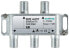 Фото #1 товара axing BVE00401P1 - Cable splitter - 5 - 1218 MHz - Stainless steel - Female/Female - F - 89 mm