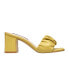 ფოტო #2 პროდუქტის Women's Block Heel Slide Sandals