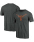Men's Heathered Charcoal Texas Longhorns Classic Primary Tri-Blend T-shirt