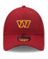 Фото #2 товара Men's Burgundy Washington Commanders Logo Essential 9Forty Adjustable Hat