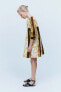 Фото #5 товара Платье из ткани с принтом ZARA