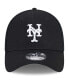 Фото #4 товара Men's New York Mets Evergreen Black White Neo 39Thirty Flex Hat