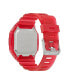 ფოტო #3 პროდუქტის Unisex Gmt Digital One Gmt Red Resin Strap Watch 47mm