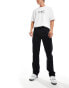 Weekday Space relaxed trousers in black pinstripe