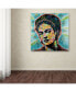 Dean Russo 'Frida' Canvas Art - 14" x 14" x 2"