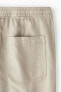 Фото #7 товара Relaxed Fit Linen-blend Shorts