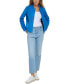 ფოტო #7 პროდუქტის Women's Lightweight Zip-Detail Bomber Jacket