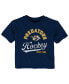 ფოტო #1 პროდუქტის Infant Boys and Girls Navy Nashville Predators Take The Lead T-shirt