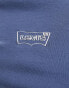 Levi's long sleeve ringer t-shirt with small logo in navy