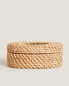 Rattan baby wipe holder